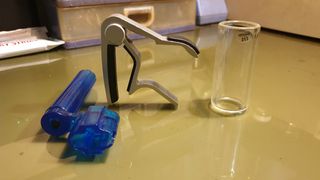 Set 3 DunLop: Slide + Capo + Enrollador de cuerdas