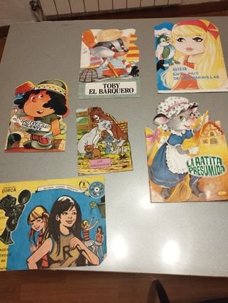 Lote 6 cuentos infantiles años 80 vintag