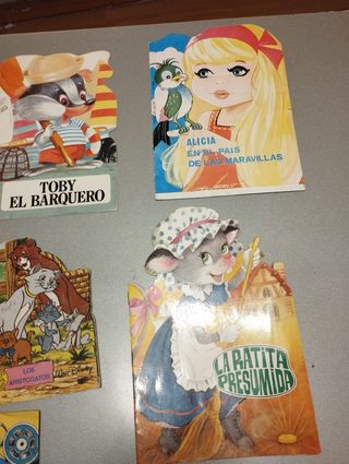 Lote 6 cuentos infantiles años 80 vintag