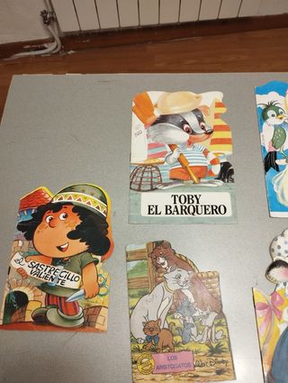Lote 6 cuentos infantiles años 80 vintag