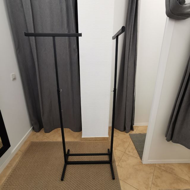 Perchero metálico doble