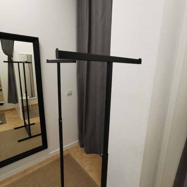 Perchero metálico doble