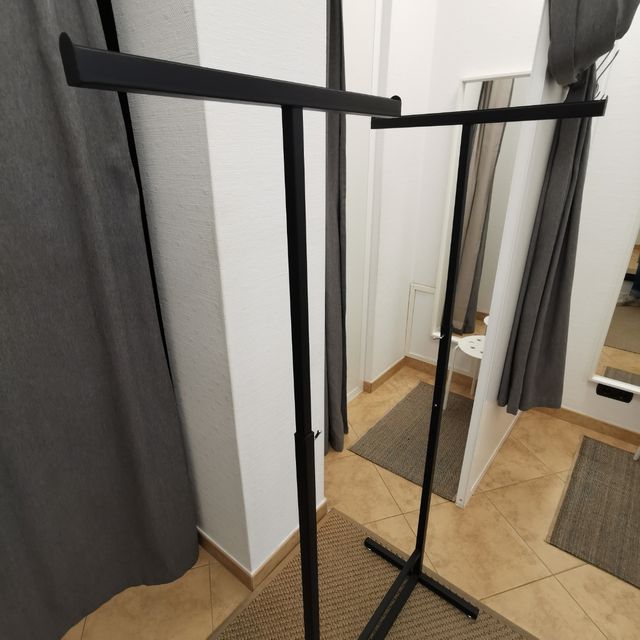 Perchero metálico doble