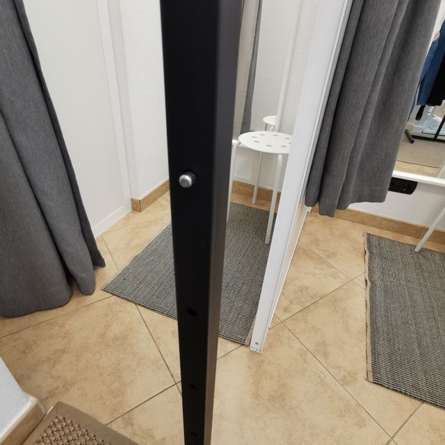 Perchero metálico doble