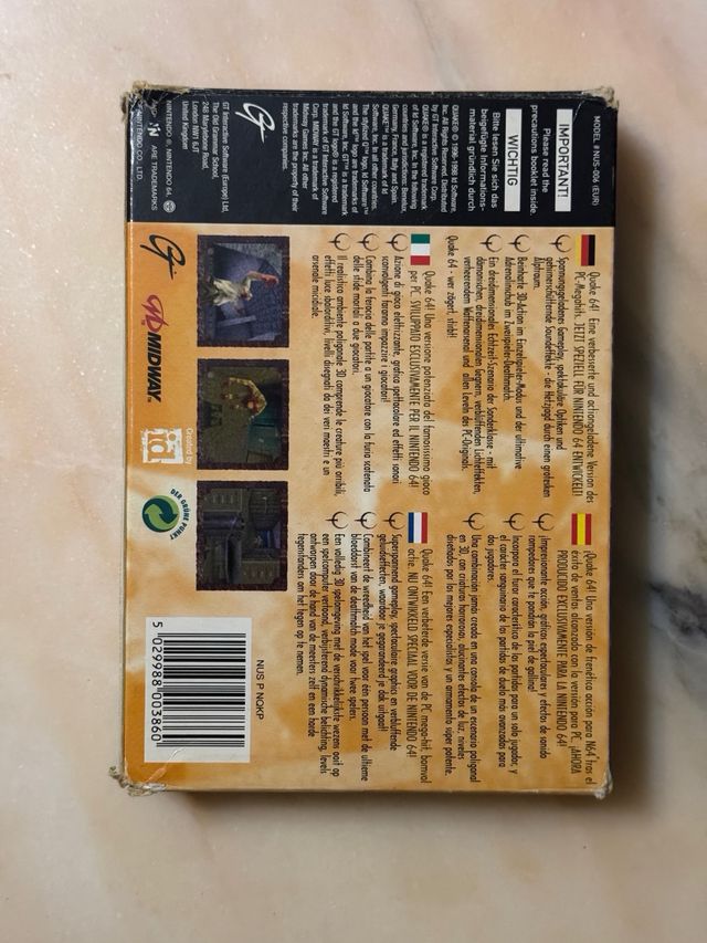 Videojuego Quake Nintendo 64