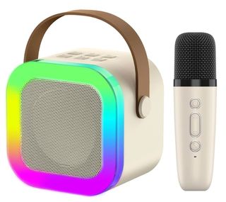 Mini Altavoz Inalámbrico con Micrófono de Karaoke