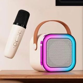 Mini Altavoz Inalámbrico con Micrófono de Karaoke