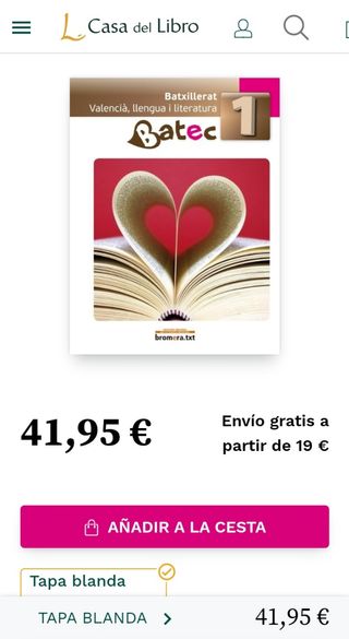 Batec 1. Valencià, llengua i literatura