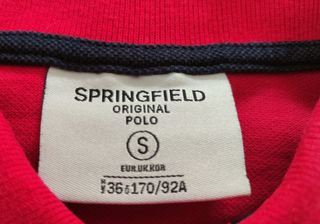 DOS POLOS MARCA SPRINGFIELD.TALLA S