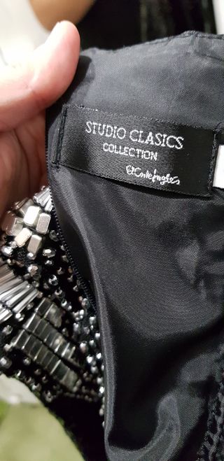 Vestido de fiesta con pedrería 