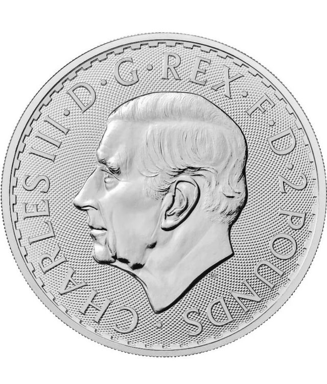 Moneda Britania 1 Onza Plata 999,9  2 libras  2023