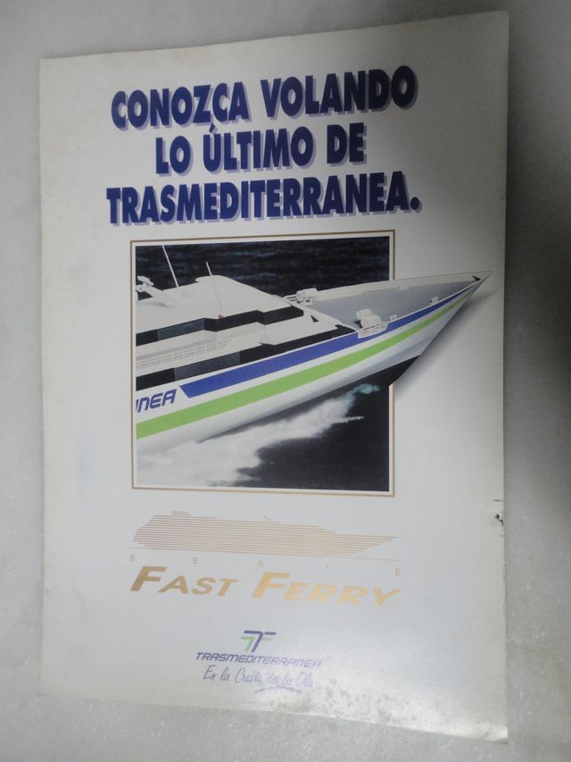 TRASMEDITERRANEA FASTFERRY VIAJE INAGURAL