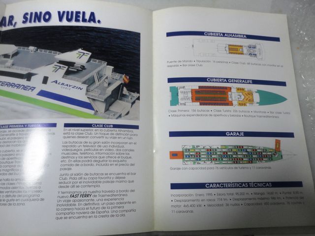 TRASMEDITERRANEA FASTFERRY VIAJE INAGURAL