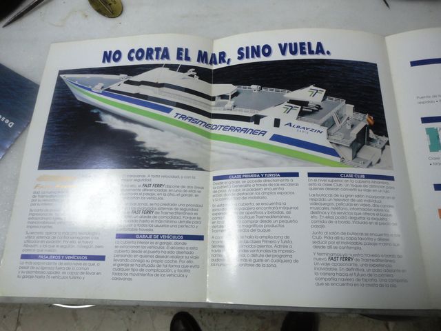 TRASMEDITERRANEA FASTFERRY VIAJE INAGURAL