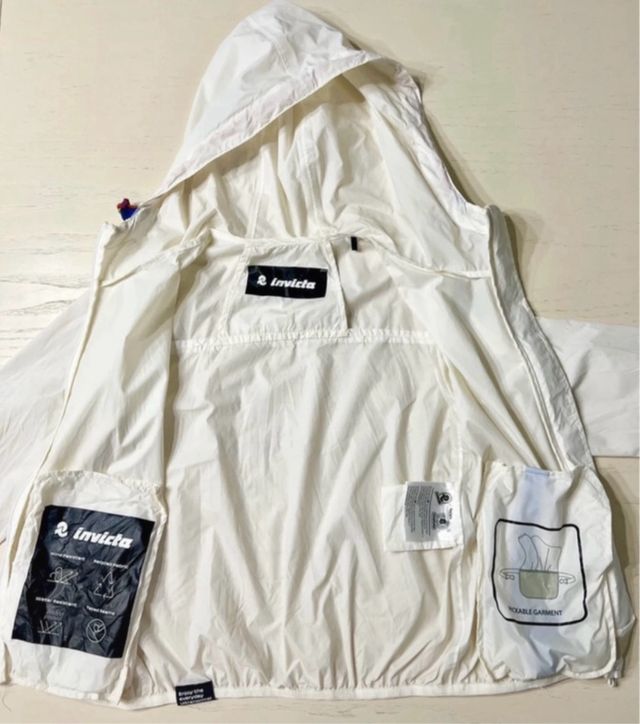 Giacca a vento Invicta bambina avorio