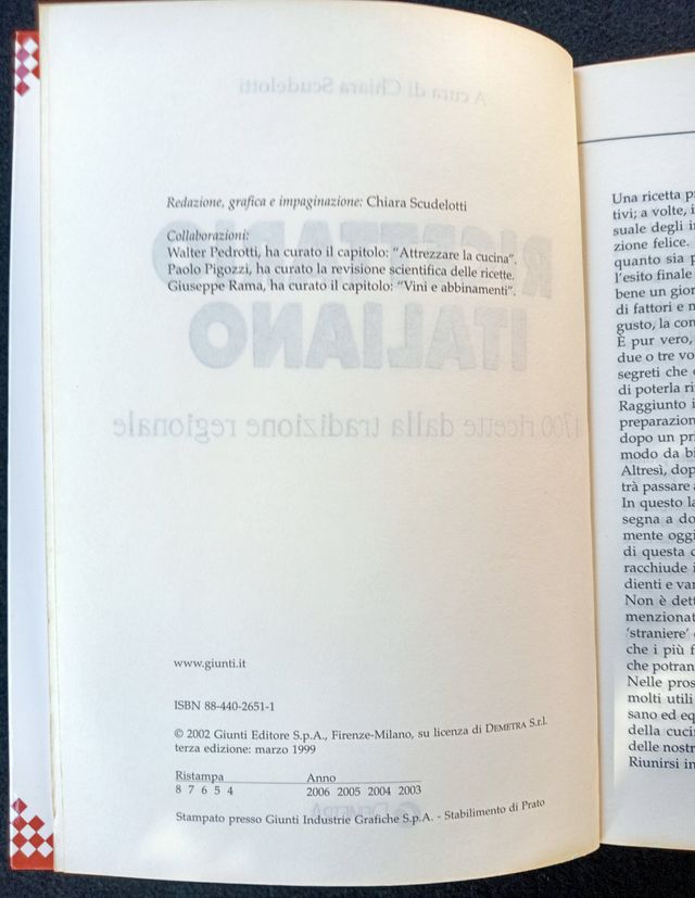 Ricettario italiano. 1700 ricette della tradizione