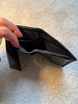 Portafogli portamonete in pelle multitasche