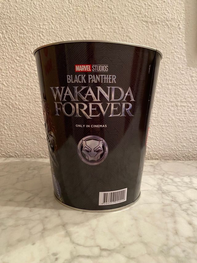 Cubo palomitas Marvel Black Panther