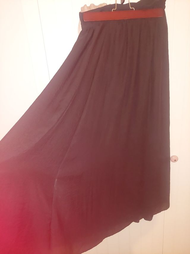 Falda largo maxi