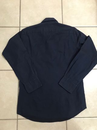 Camicia uomo blu scuro slim fit Business OVS tg 38