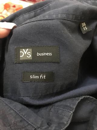 Camicia uomo blu scuro slim fit Business OVS tg 38