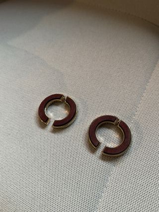 Pendientes madera Zara