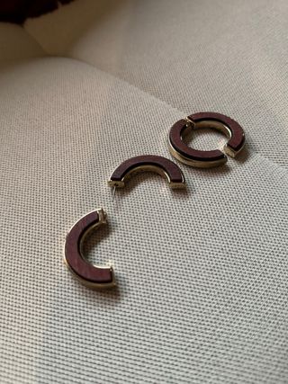 Pendientes madera Zara