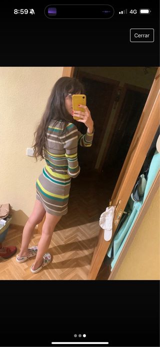 Vestido ajustado tipo polo