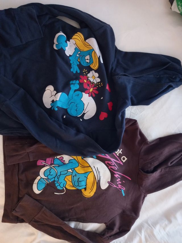 Dos jersey de los pitufos