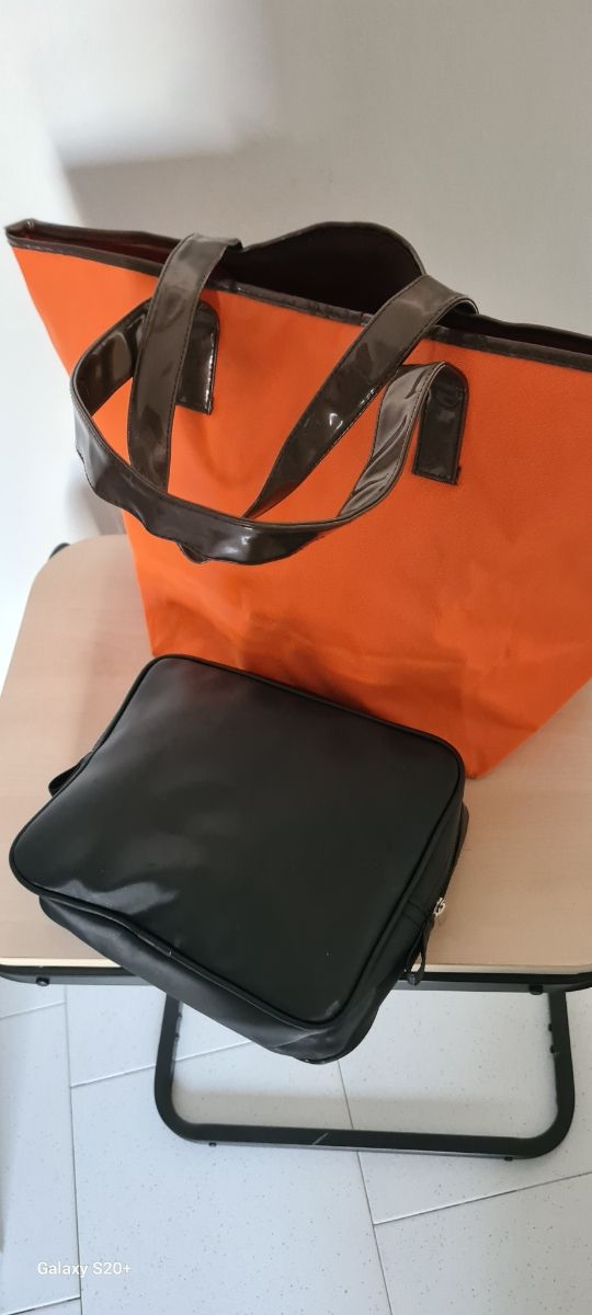 Set borsa mare + borsello beauty