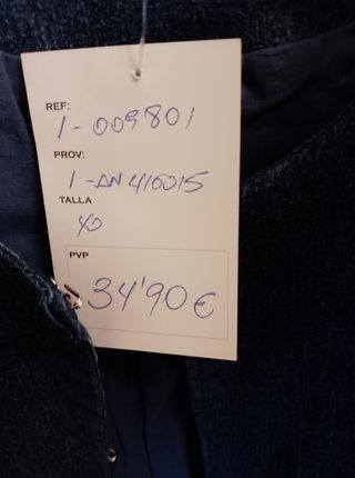 Chaqueta vaquera bordada 