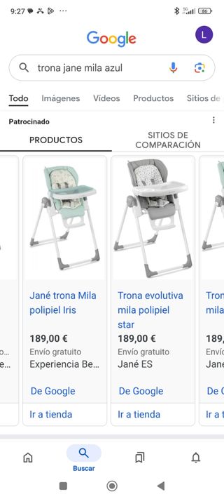 Trona Jane Mila evolutiva