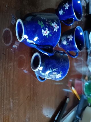 Tazzine vintage blu 