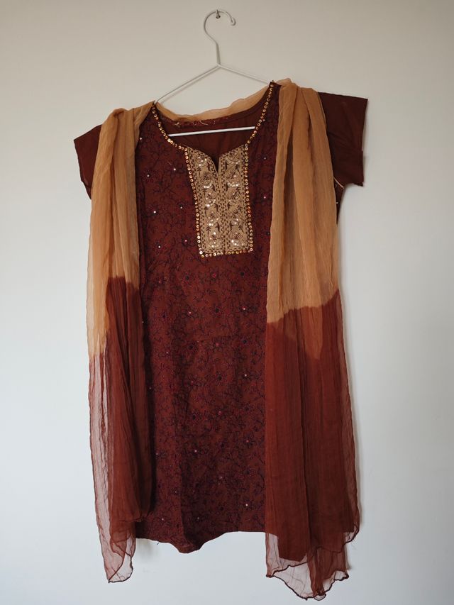 Sari comprado en Agra, India