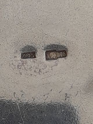 Porta oggetti in argento anni 30