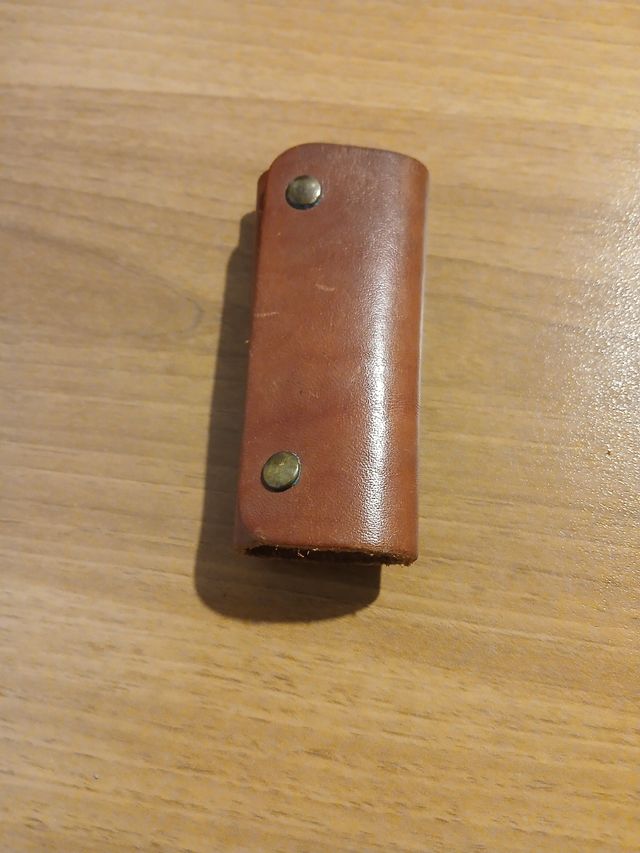 Portachiavi  in  cuoio  vintage