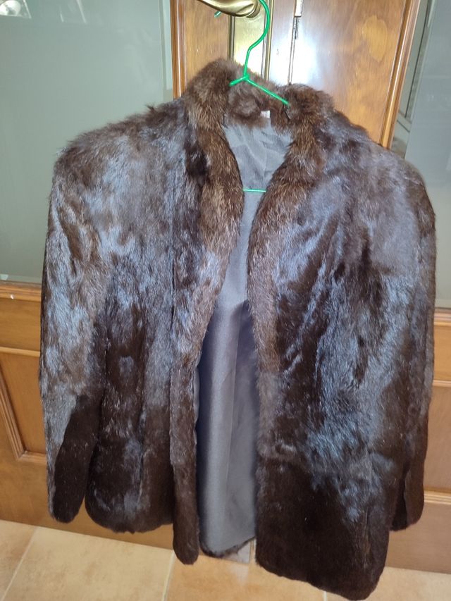 Chaquetón de pelo sintético