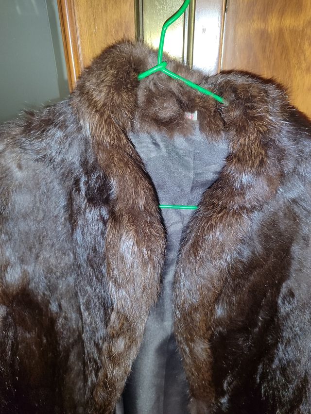 Chaquetón de pelo sintético