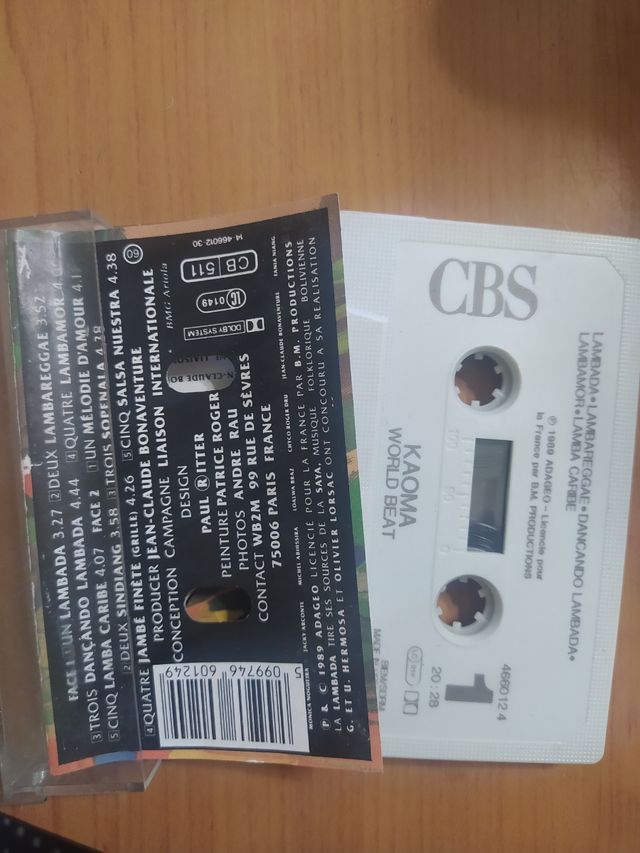 Cassetta kaoma worldbeat