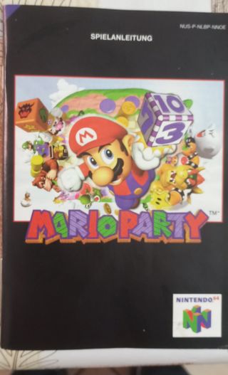 manuale istruzioni Mario party n64