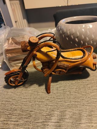 Harley Davidson anni 40 in legno