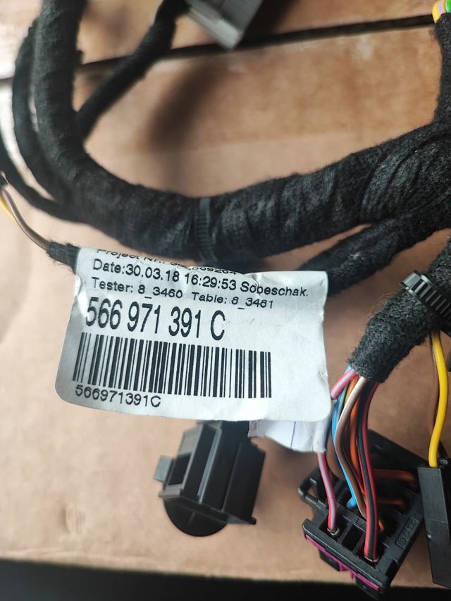 Cableado asiento electrico Skoda Kodiaq