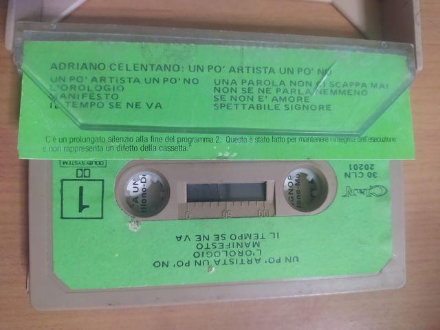 Cassetta Adriano Celentano
