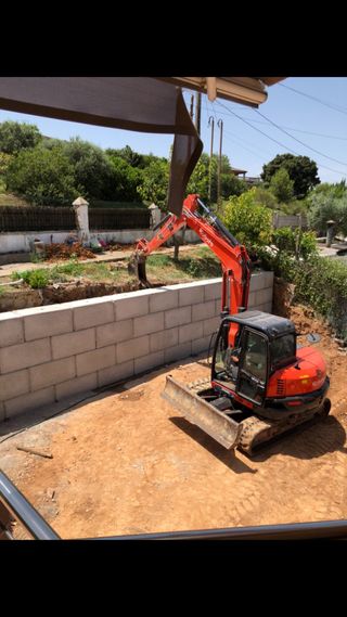 Excavaciones muros derribos