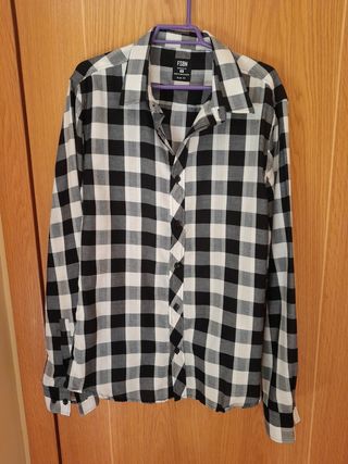 Camisa cuadros Zara