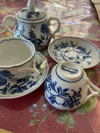 Servizio in porcellana giapponese Blue Danube