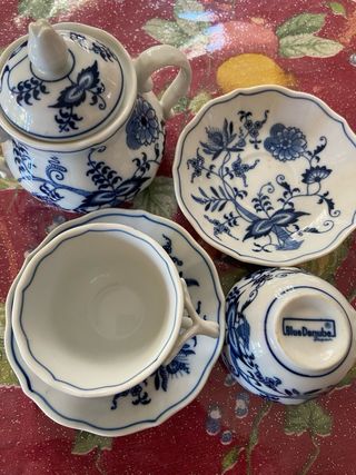 Servizio in porcellana giapponese Blue Danube