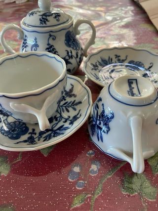 Servizio in porcellana giapponese Blue Danube