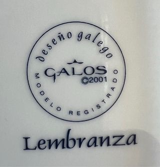 Platos decoración Galos