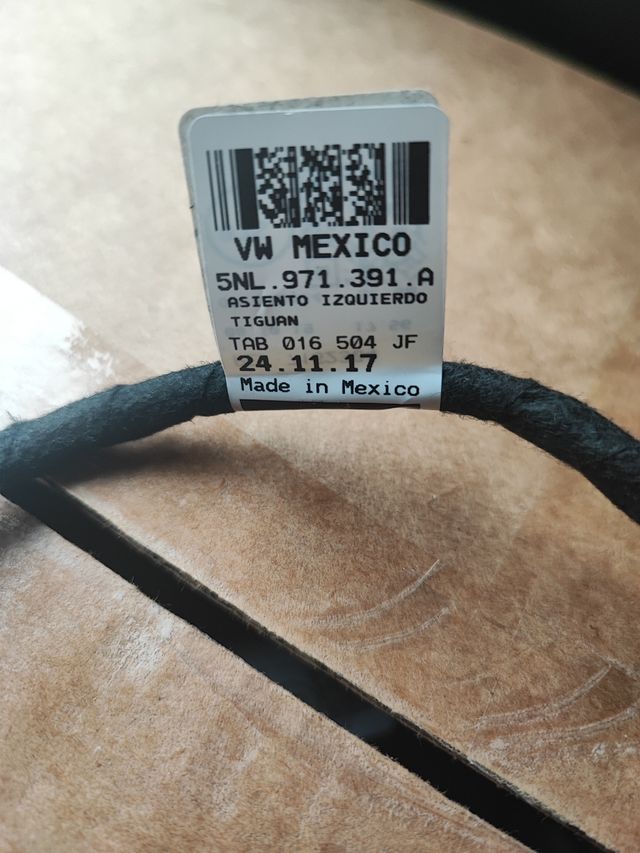Cableado asiento calefactable Tiguan